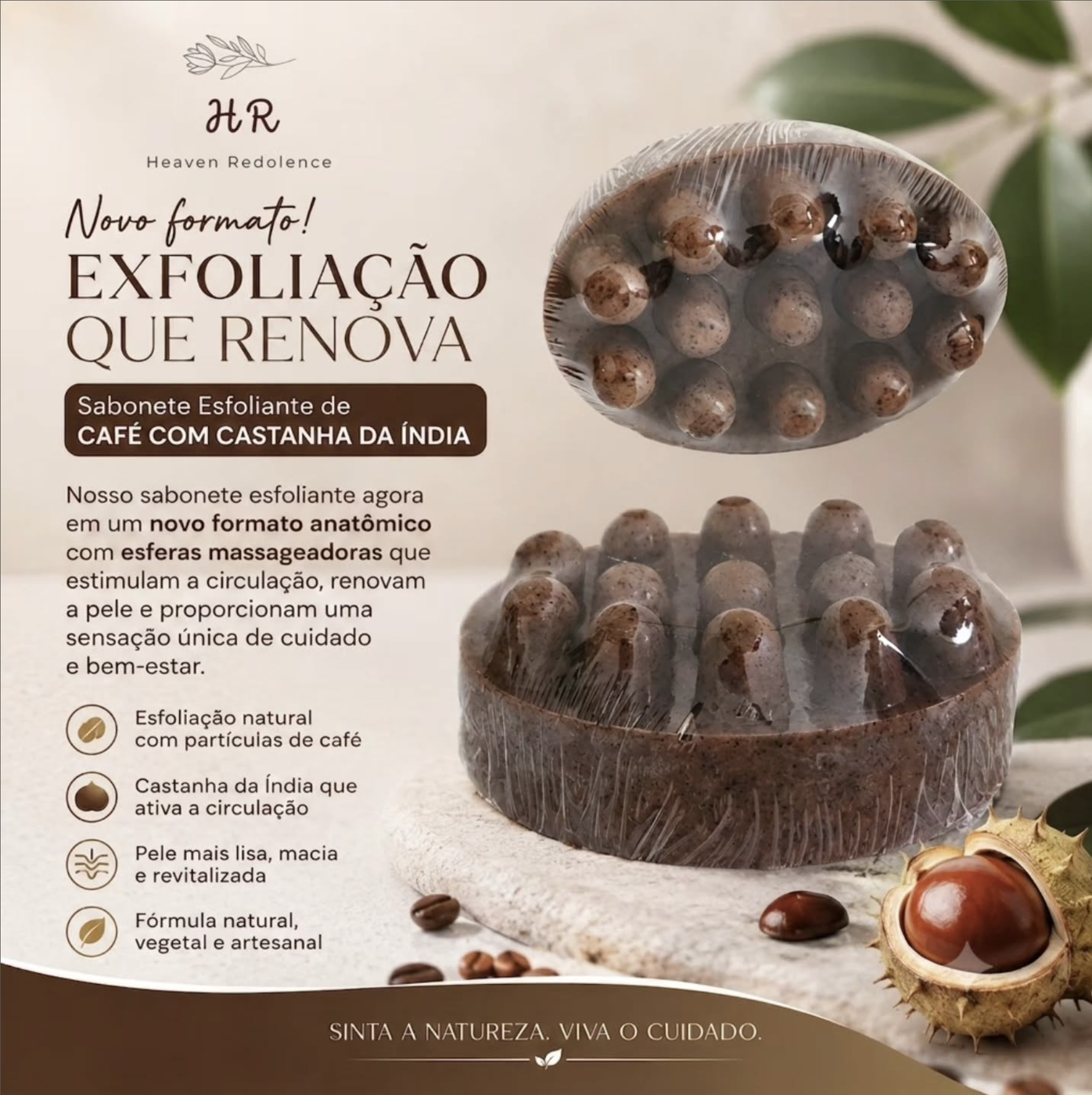 Coffee & Horse Chestnut Exfoliating Soap